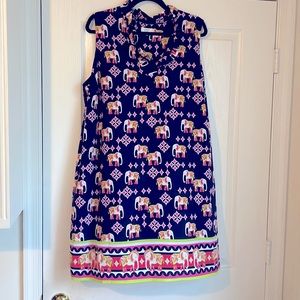 NWOT Crown & Ivy 18W Navy Dress
